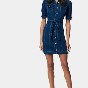 BeBe Button Detail Denim Dress